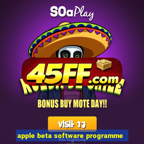 apple beta software programme